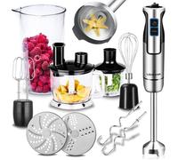Mixeur plongeant Chopsui 1200W, 8 vitesses, 9 accessoires, bébé/soupe/sauce/purée, multifonction