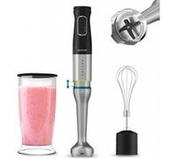 Cecotec Katana 15 Cream B Mixeur plongeant anti-éclaboussures avec pied extra long 0,8 L 1500 W Noir