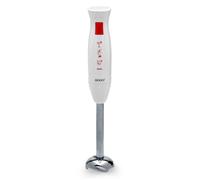 Mixeur plongeant en acier inoxydable blanc avec lames en acier inoxydable - 400w