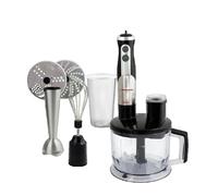 Mixeur plongeant Esperanza EKM004 0.6 L Noir, Argent, Transparent