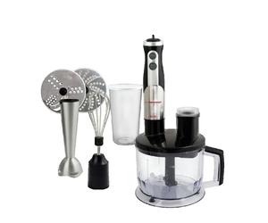 Mixeur plongeant Esperanza EKM004 0.6 L Noir, Argent, Transparent