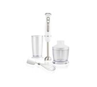 Mixeur Plongeant Fagor FG349-1000W, Multifonction 12 Vitesses et Turbo, Design Élégant Blanc, Idéal pour Soupes, Smoothies, Purées, Sauces, Milkshakes, Bol Hachoir Inclus