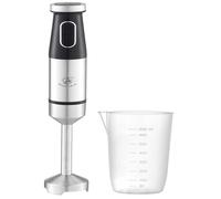 Mixeur plongeant - Inox - 1000 Watts - Vitesse réglable - Compatible lave-vaisselle - Compact