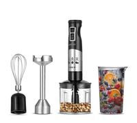 Mixeur plongeant - kit puissant 1500W portable noir/gris inox MPM MBL-34M