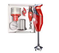 Mixeur Plongeant Multifonctions 200w Rouge Mx105077 Super Box