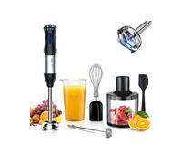 Mixeur Plongeant Professionnel 1000W, 6 en 1 Mixeur Blender Electrique 5 Vitesses