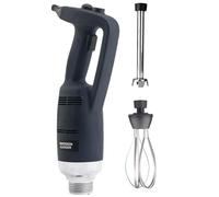 Mixeur Plongeant Professionnel 750 W, Vitesse Variable de 8 000 à 18 000 TR/Min. Comprend Un Fouet et Une spatule en Acier Inoxydable pour Les soupes, Les purées de Pommes de Terre et Les crèmes. en