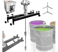 Mixeur Plongeant Professionnel Robustes 1000W avec 8 Vitesses, Support Télescopique Réglable et Accessoire Fouet - Idéal pour Mélanger dans de Grands Récipients (Sauces, Pâtes, Smoothies)