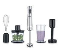 Severin Mixeur plongeant sans fil Set Premium SM 3775 100 W Inox brossé – Noir