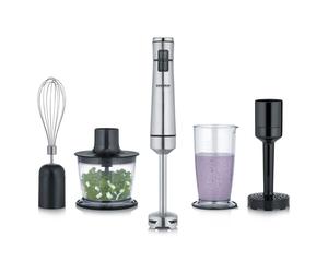 Mixeur Plongeant Sans Fil Severin 3 en 1 SM3775 - 100W, Batterie Rechargeable, Accessoires Inclus