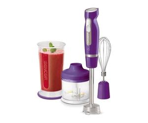 Mixeur plongeant SENCOR SHB 4465VT-EUE3 1000W 25 vitesses 6 lames inox Argent/Violet