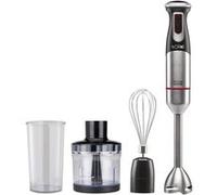 Solac Mixeur plongeant ProChef BA5609 1200 W avec hachoir Gris et Noir