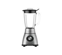 Mixeur plongeant sur socle Cecotec Power Black Titanium 2500 W 1,8 L verre 5 vitesses Turbo acier inox argent