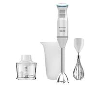 Taurus Mixeur plongeant BAPI 1200 Pure Plus – 1200 W, pied inox, 20 vitesses – Blanc/Gris