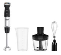 Mixeur plongeant - TEFAL - HB673830 - 1000W - 20 vitesses - Noir/Acier inoxydable brossé