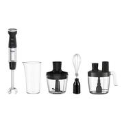 Mixeur plongeant - Tefal - HB67G830 - 1000W - 5 en 1 - Noir/Acier inoxydable