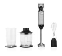 Tristar MX-4829 Mixeur plongeant 1000 W avec verre doseur, réglage de la vitesse en continu, fonction turbo acier inoxydable, noir Métal G