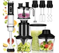 Mixeur plongeant - Zeegma - Handy Chef - 1500W - 15 vitesses - Lames en acier inox