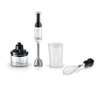 Bosch Mixeur plongeant MSM4W221 – 600 W – 4 lames aiguisées, mini hachoir, engrenage céramique