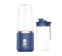 Mixeur portable 400 ml Smoothie Blender pour vinaigrette milkshake extérieur bleu
