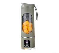 Mixeur Portable 450ml 12 Lames Rechargeable USB(Green 3.7V)