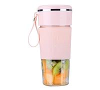 Mixeur portable Blender Cup 300 ml Extracteur de jus personnel avec tête de coupe à deux lames en acier inoxydable Mixeur à jus de fruits à piles Faites des smoothies sains pour la cuisine de