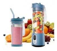 Mixeur portable pour smoothies Mixeur Mini - Blender Centrifugeuse électrique 500ml Petits mixeurs 300w pour milk-shakes et smoothies Blender Smoothie Portable, Voyages Plage Bureau Sport