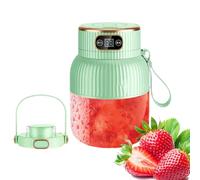 Mixeur portable pour smoothies | Robot de cuisine - Machine à jus rechargeable par USB, robot culinaire avec affichage numérique 600 ml pour shakes smoothies