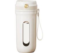 Mixeur portable Rechargeable Mixeur sur pied Smoothie Maker Centrifugeuse électrique Petit mixeur avec coupe USB Mixeur de jus de fruits pour les voyages Pique-nique Bureau Gymnase