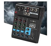 Mixeur Professionnel 4 canaux Bluetooth, Console de mixage sonore for Interface DJ, contrôleur, Table numérique, Nouvelle Carte