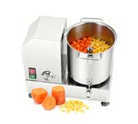 Mixeur Professionnel, Hachoir à Viande Commercial, Hachoir Grande Capacité avec Moteur 1800W et Couvercle Sécurité Transparent, pour Hacher Légumes, Viandes, Grains, Noix(15L)