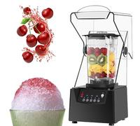 Mixeur professionnel silencieux, 2200 W, 1,8 L, mixeur industriel professionnel, machine à smoothies for piler la glace et préparer des milkshakes for la cuisine