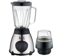 Mixeur - ROYAL SWISS - Blender en verre et inox - 1000 Watt - 1,5 Litres - 2 en 1