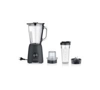Mixeur SEVERIN SM3724 Pro 600 W 1,5 L Tritan smoothies et préparation chaude/froide Noir avec accessoire moulin