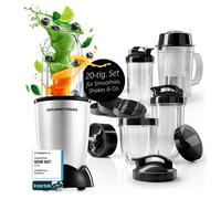 Mixeur sur pied Mr. Magic Mixer + kit d'accessoires XL 19 pièces Shakes Smoot...