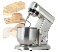 Mixeur sur socle pour pâtisserie, mixeur professionnel 3 vitesses avec bol en acier inoxydable de 7 L/10 L, crochet pétrisseur, fouet, batteur, silencieux, 10 L
