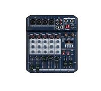 Mixeur USB professionnel 4 canaux for DJ, interface de contrôle du son en direct for enregistrement vidéo sur PC, streaming en direct, karaoké Table d'harmonie de studio