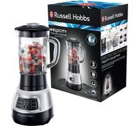Russell Hobbs Mixeur Blender Professionnel 1,5L, Lames 6 Pointes Revêtement Titane, 3 Programmes, 3 Vitesses - 25720-56 Velocity