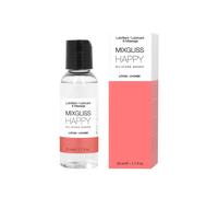 Mixgliss Lubrifiant et huile de massage – silicone, longue durée, testée dermatologiquement – Litchi 50 ml