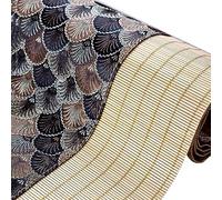 MiXia Chemin de Table Chemin De Table Brodé en Bambou Rétro pour Tapis De Table à Manger De Cuisine à La Maison, Chemins De Table Résistants à La Chaleur/lavables(Size:30×120cm)