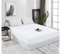 Mixibaby Drap-housse en jersey 100 % coton - 28 couleurs - Dimensions : 140 x 200 cm - Couleur : blanc