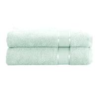 Mixibaby Lot de 2 serviettes de bain en coton éponge 500 g/m² - Taille : gant de toilette 15 x 21 cm - Couleur : vert menthe clair