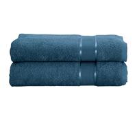 Mixibaby Lot de 2 serviettes de bain en coton éponge 500 g/m² - Taille : gant de toilette 15 x 21 cm - Couleur : bleu sarcelle