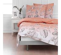 Mixibaby Parure de lit, moderne, en coton, 135 x 200 cm, 155 x 220 cm, 200 x 200 cm, 200 x 220 cm, dimensions : 200 x 200 cm, motif : Ivy D13