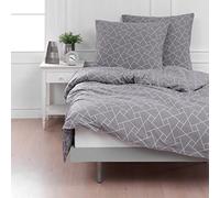Mixibaby Parure de lit, moderne, en coton, 135 x 200 cm, 155 x 220 cm, 200 x 200 cm, 200 x 220 cm, dimensions : 200 x 220 cm, motif : Linnea D6