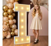 Mixifox 120cm Jaune Lettre Lumineuse Geante I