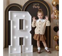 Mixifox 90cm Blanc Lettre Lumineuse Geante R