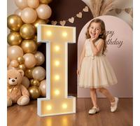 Mixifox 90cm Jaune Lettre Lumineuse Geante I