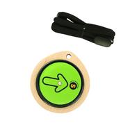 MIXINQIAN Compas magnétiques en Bois de Haute précision, Taille compacte, Facile à Lire pour Les Voyageurs et Les explorateurs, Poche en Bois