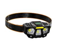 MIXINQIAN Lampe Frontale réglable de Recherche de Camping de Phare Puissant Rechargeable d ' USB pour Le Camping randonnée pêche USB Rechargeable